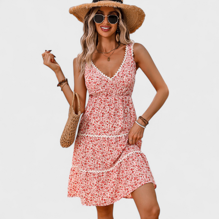 Адéла | Летен цветен рокля