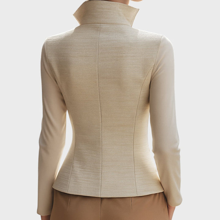 Розалия | Дамско яке с яка и цип