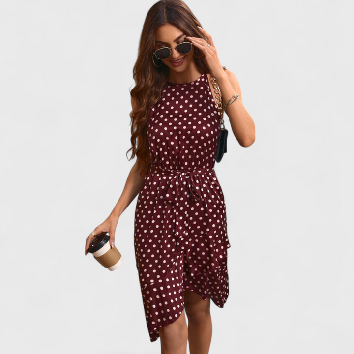 Ярослава | Пъстро мини-платье