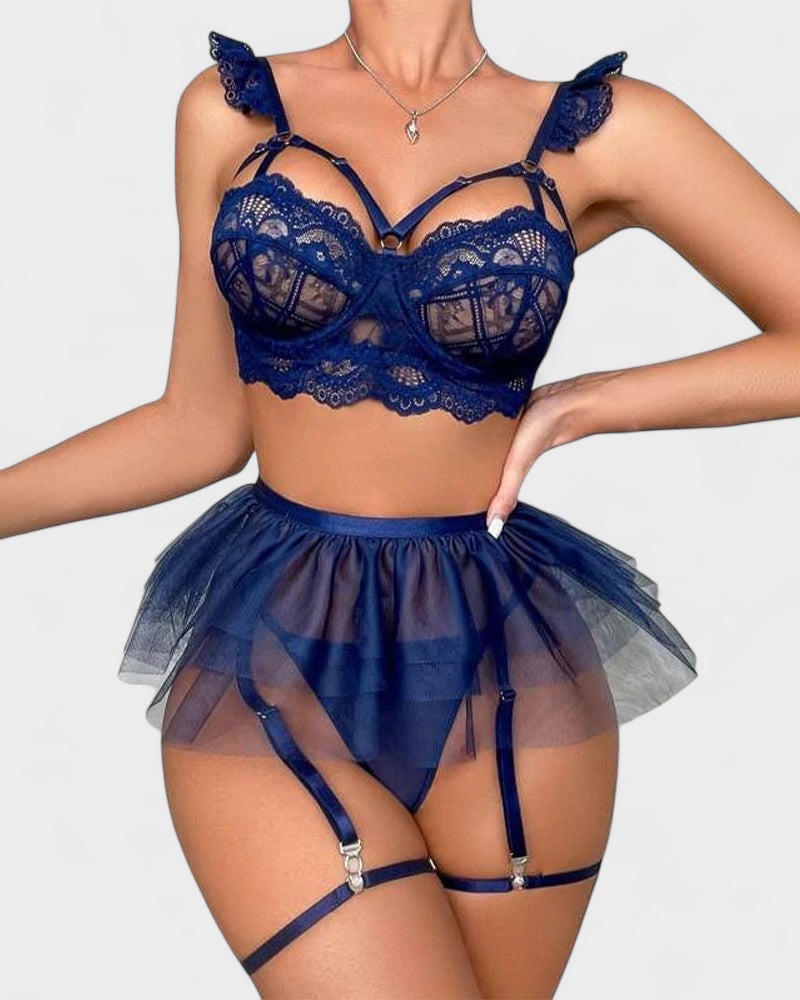 Мелани | Прозрачно секси блондинско бельо