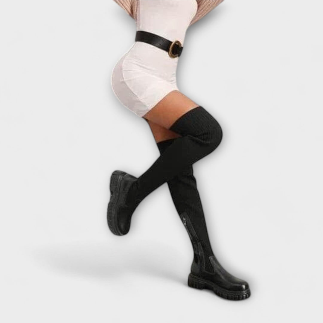 Зимни ботуши Tatjana над коляното Unisex с топлоизолация