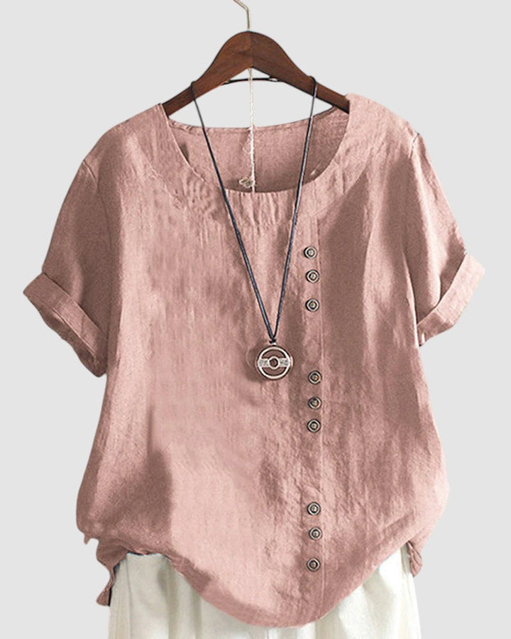 KAYLA™  | Дамска блуза с къси ръкави