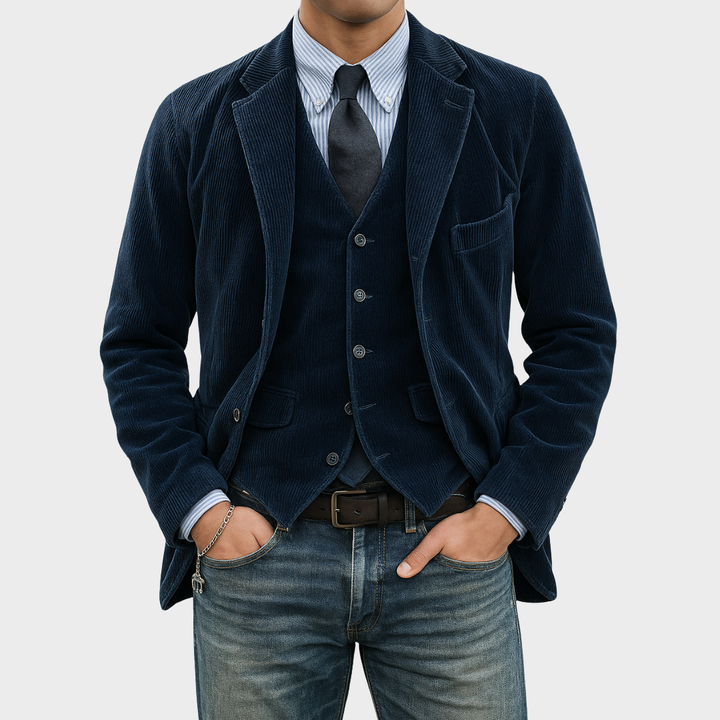 Николай | Комплект от елегантен сако и жилетка