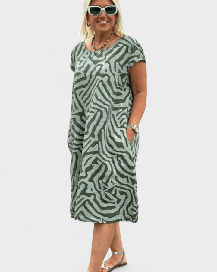 ZORA | Лятна рокля с красив десен