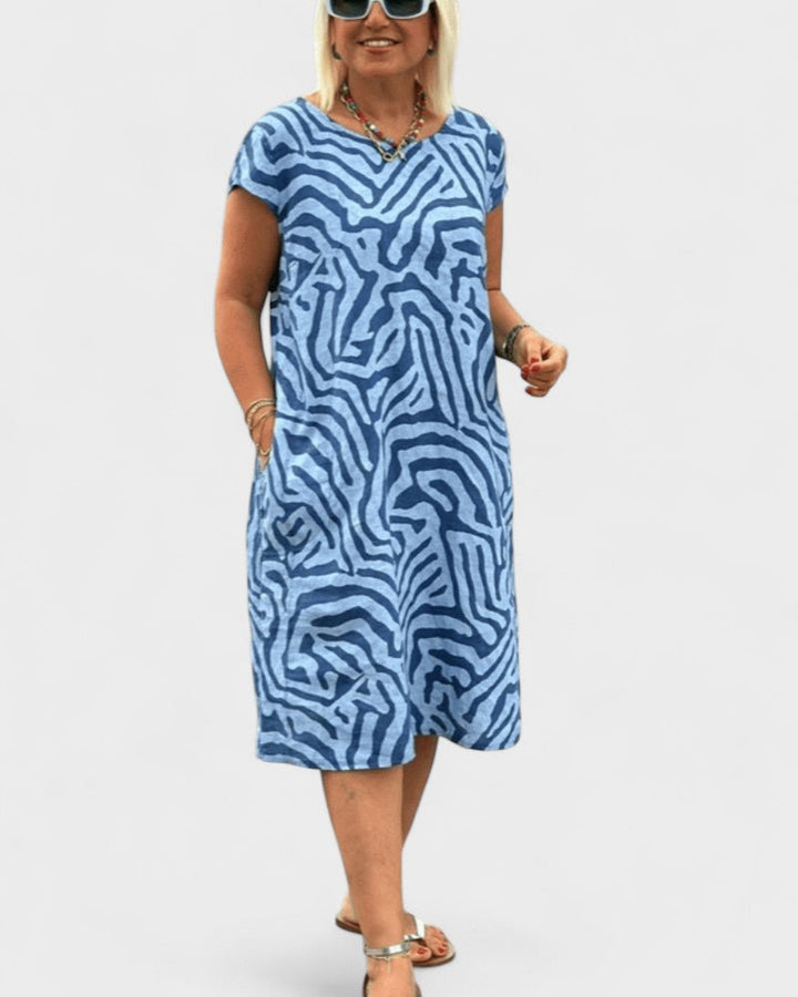 ZORA | Лятна рокля с красив десен