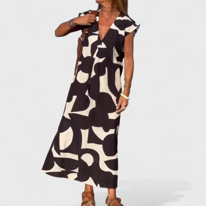 Amara™ | Макси рокля с принт