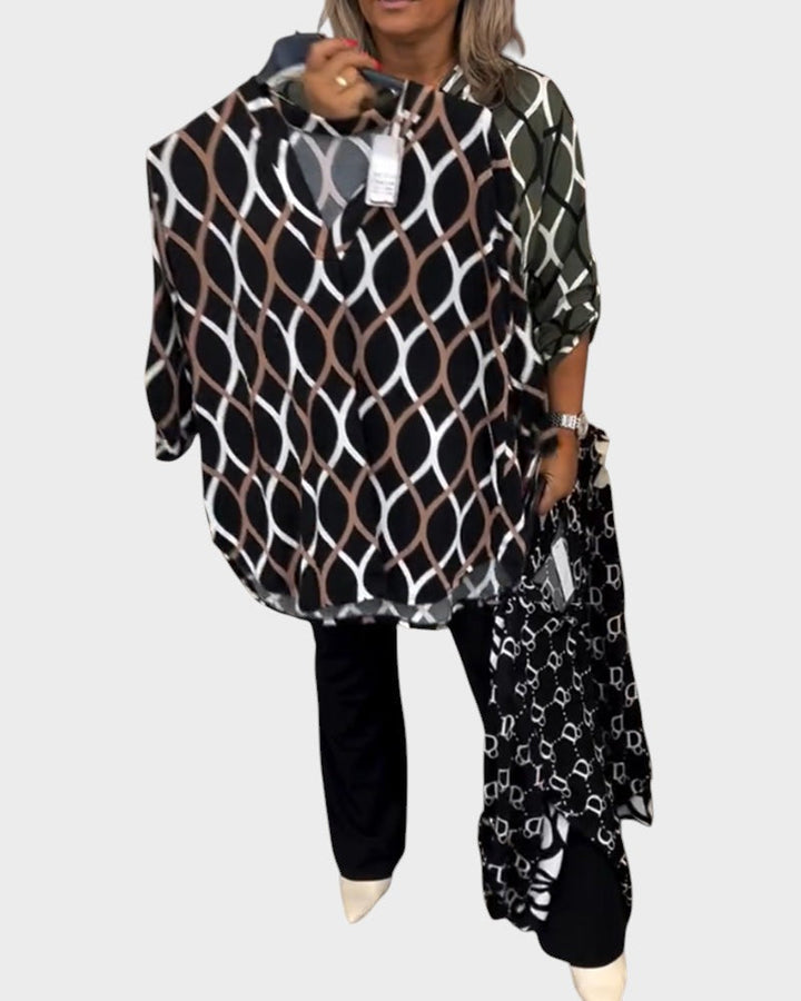 Chiara | Блуза с графичен печат