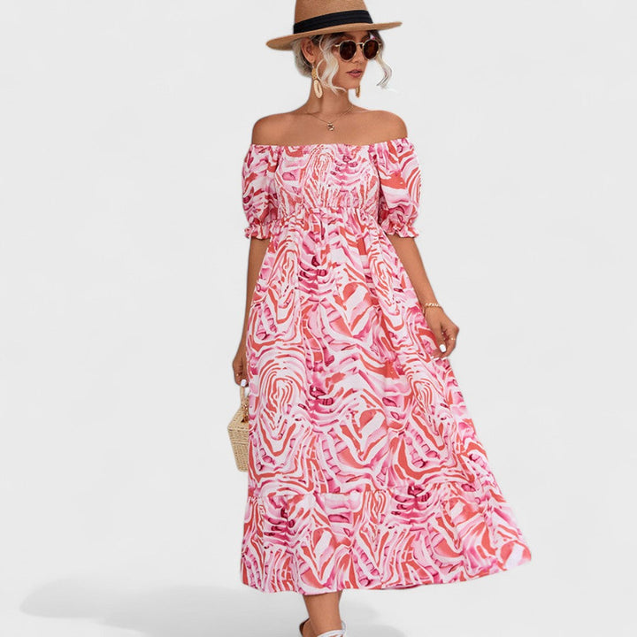 БАРБОРА | Миди рокля с волани