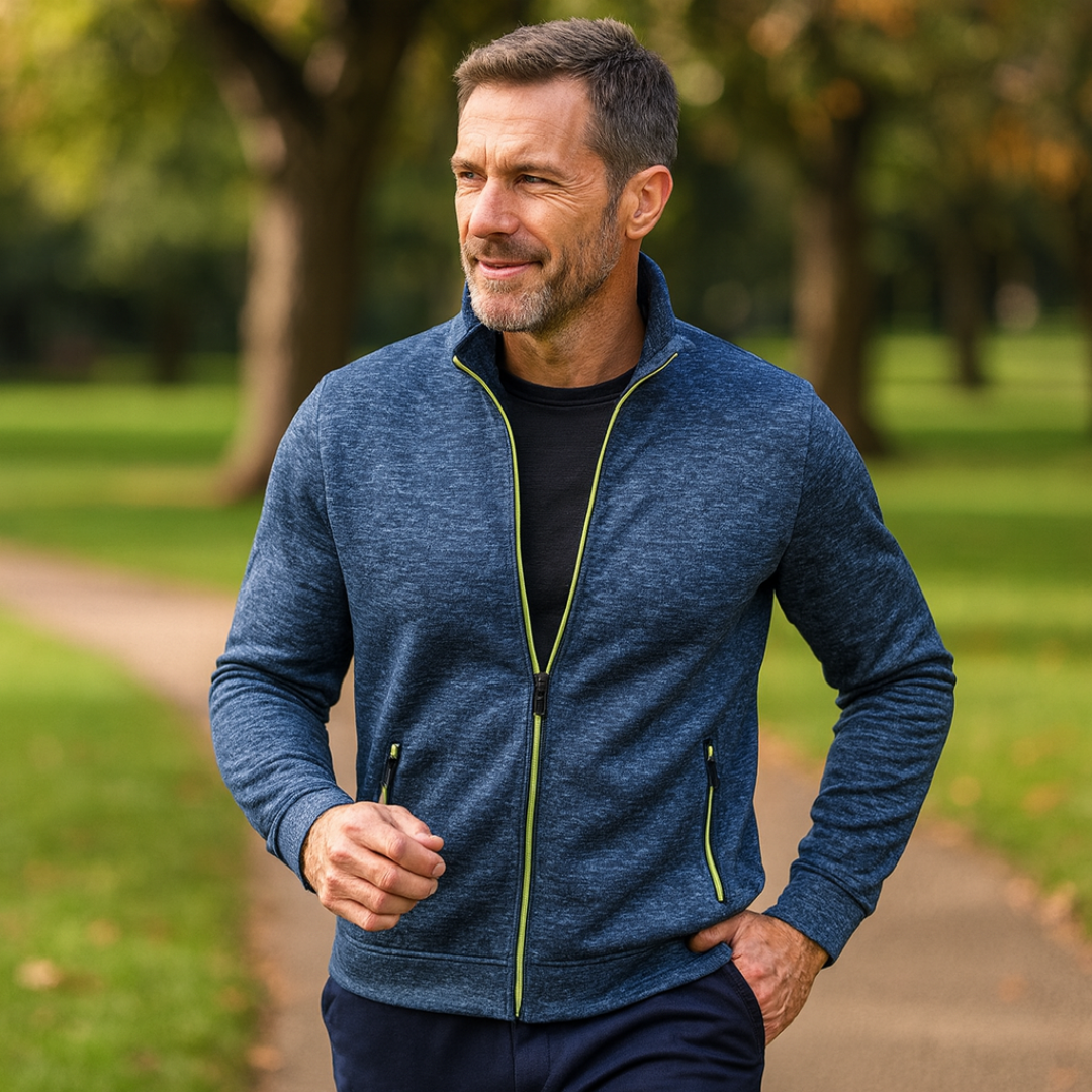 Валериан – Класическо трикотажно яке с цип