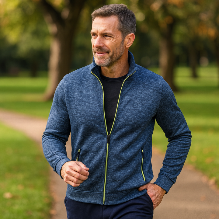 Валериан – Класическо трикотажно яке с цип