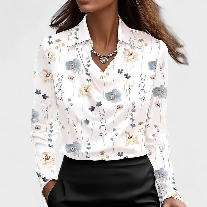 Илона | Елегантна сатенена блуза