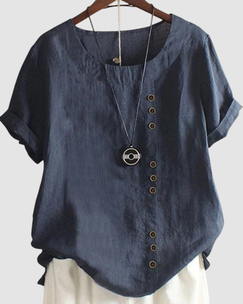 KAYLA™  | Дамска блуза с къси ръкави