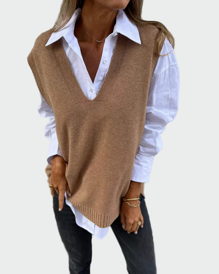 Плетена жилетка