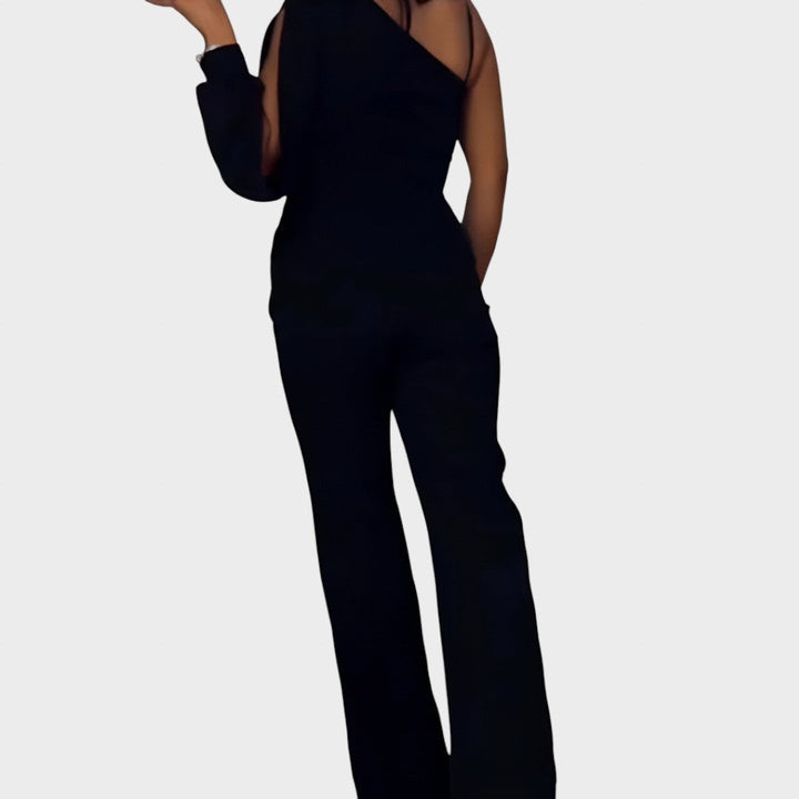 Лена | Модерен гащеризон с широки крака