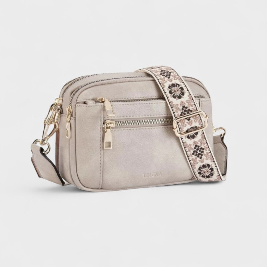 Елеанора | Елегантна кожена чанта през рамо