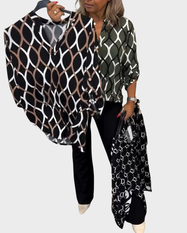 Chiara | Блуза с графичен печат