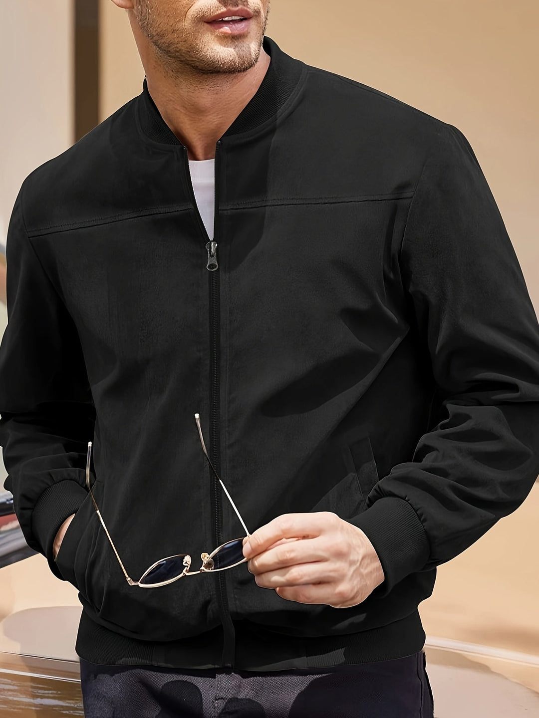 Ларс | Ретро мъжко яке с вид на велур