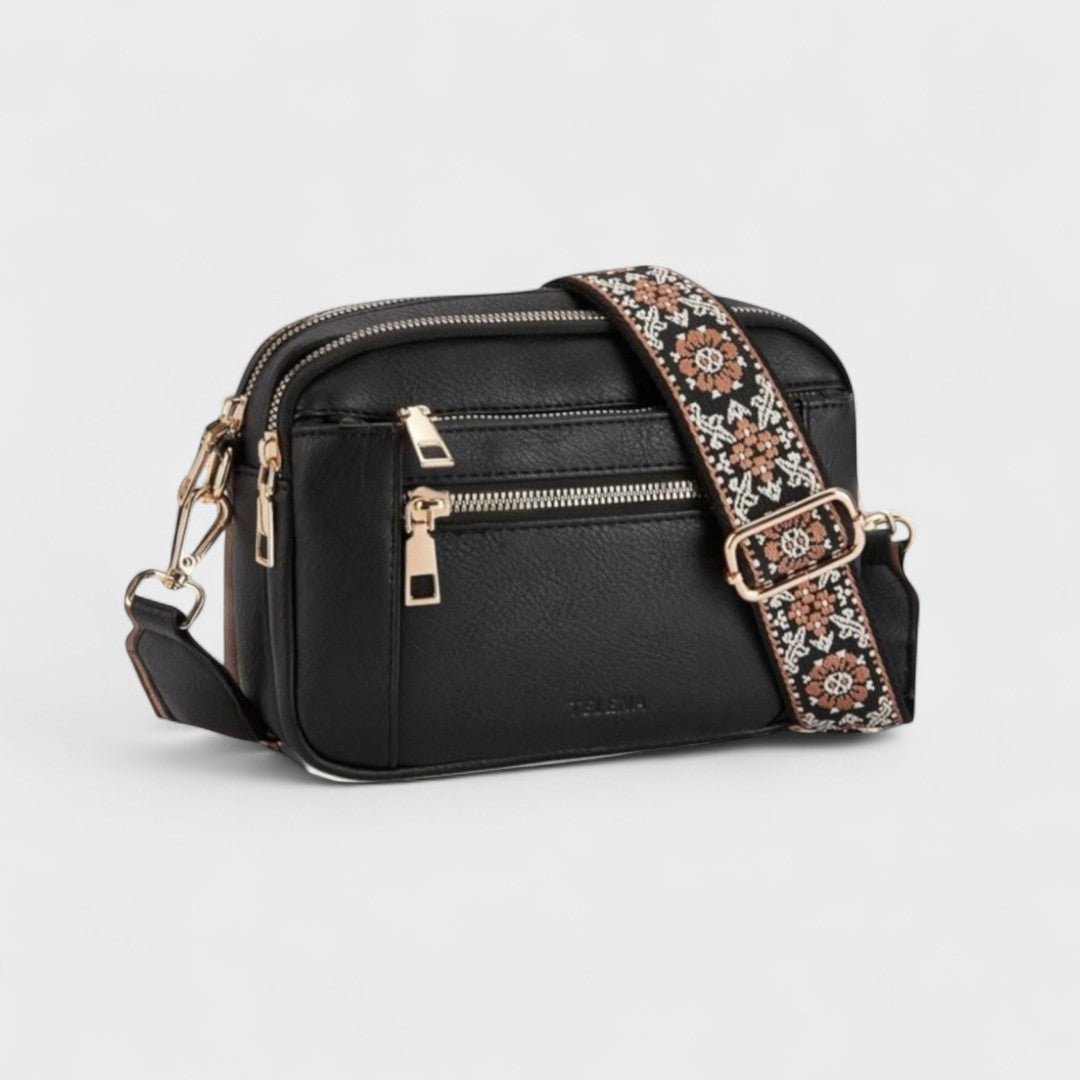 Елеанора | Елегантна кожена чанта през рамо