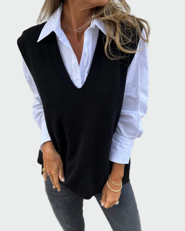 Плетена жилетка