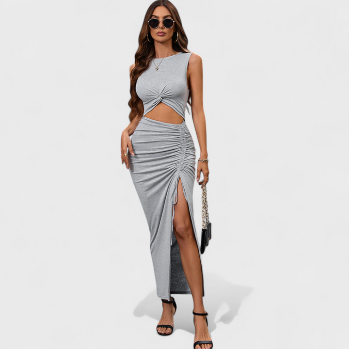 Елишка | Макси рокля с възел отпред