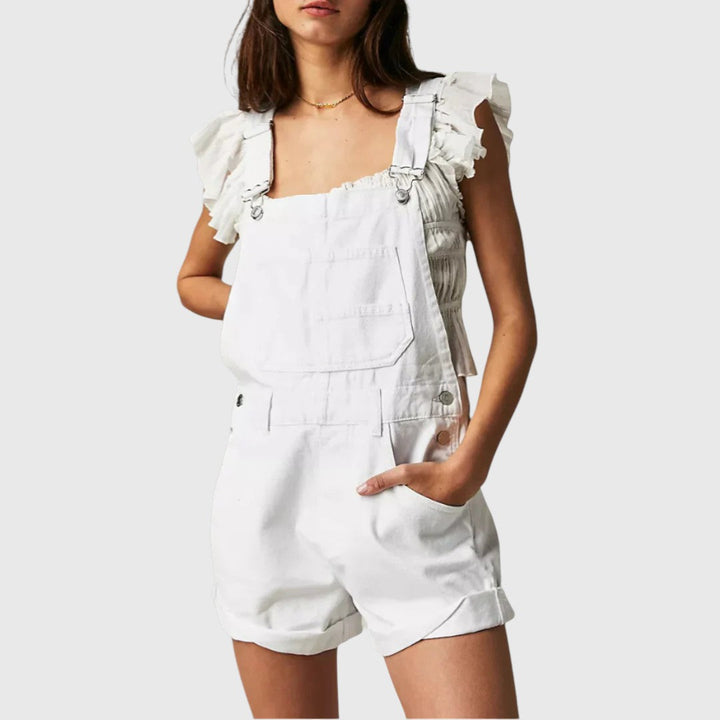 Рина - Винтидж Регулируеми Дънкови Латзшорти