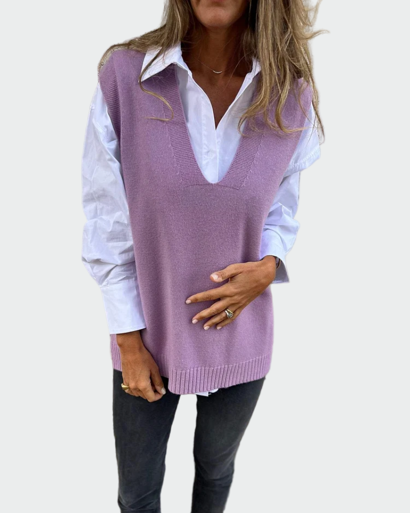 Плетена жилетка