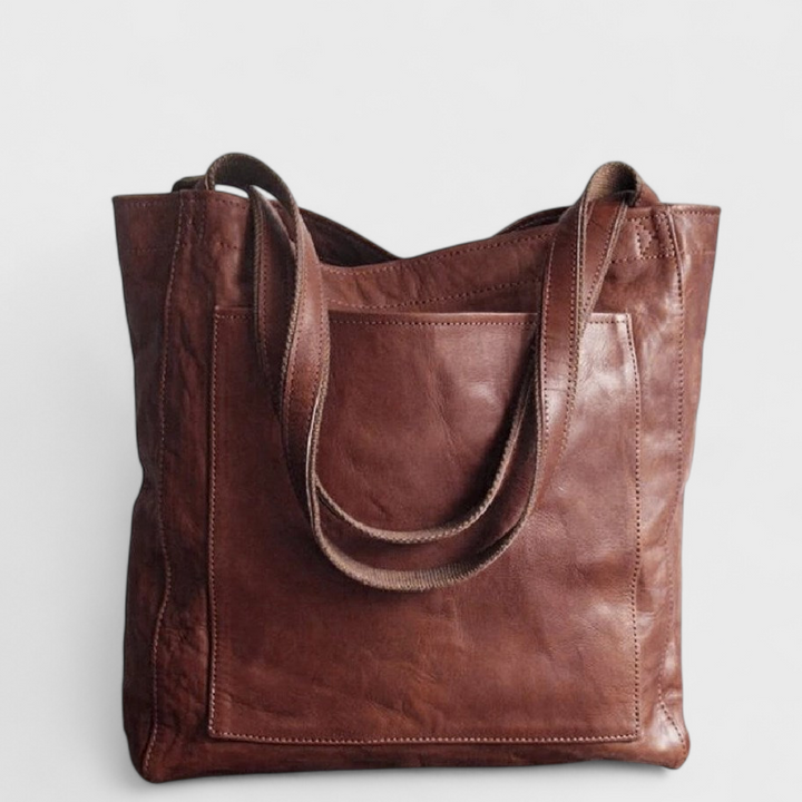 Мария | Класическа кожена чанта