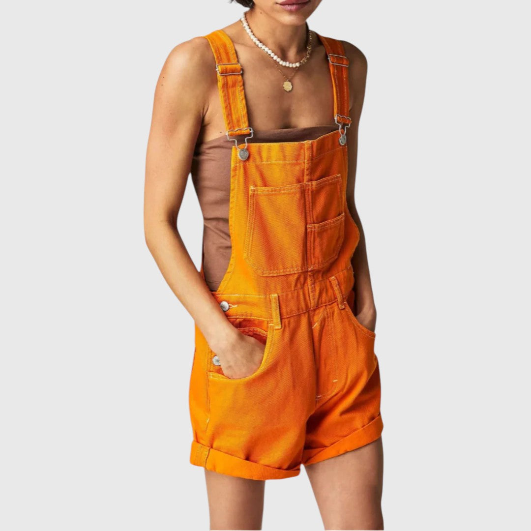 Рина - Винтидж Регулируеми Дънкови Латзшорти