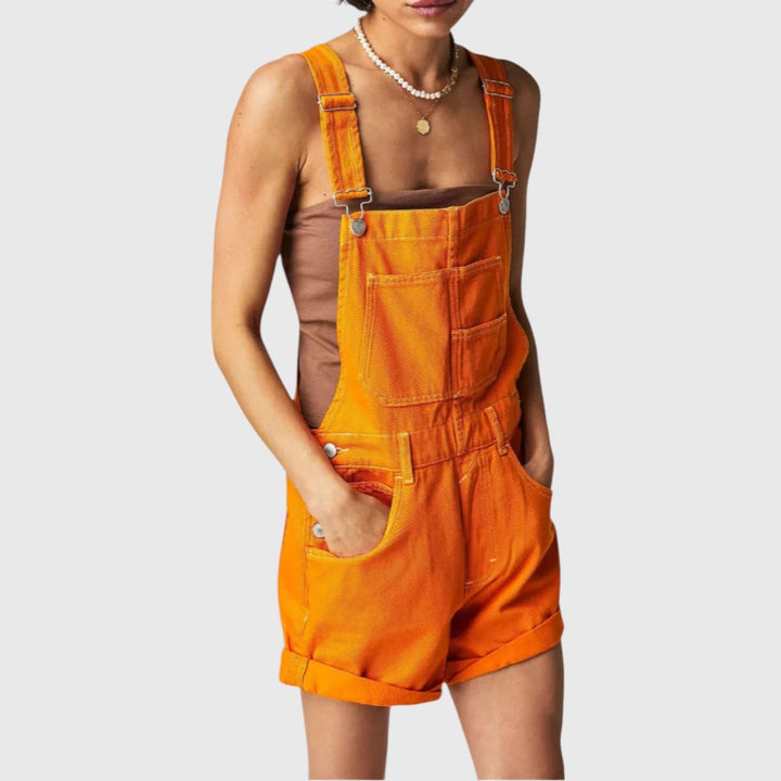 Рина - Винтидж Регулируеми Дънкови Латзшорти