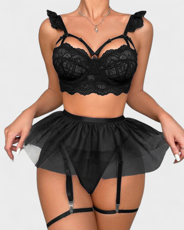 Мелани | Прозрачно секси блондинско бельо