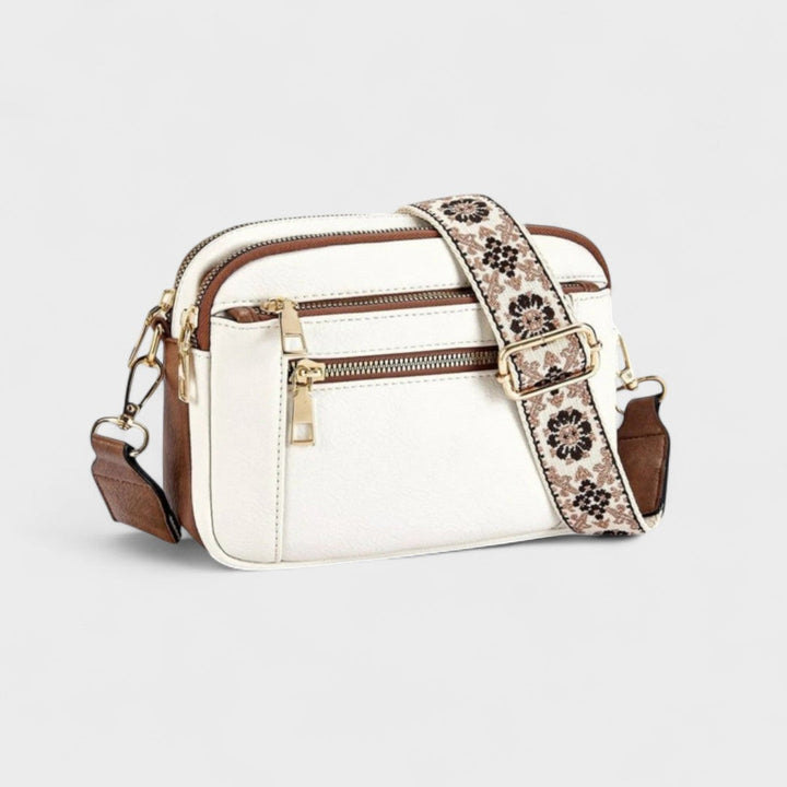 Елеанора | Елегантна кожена чанта през рамо