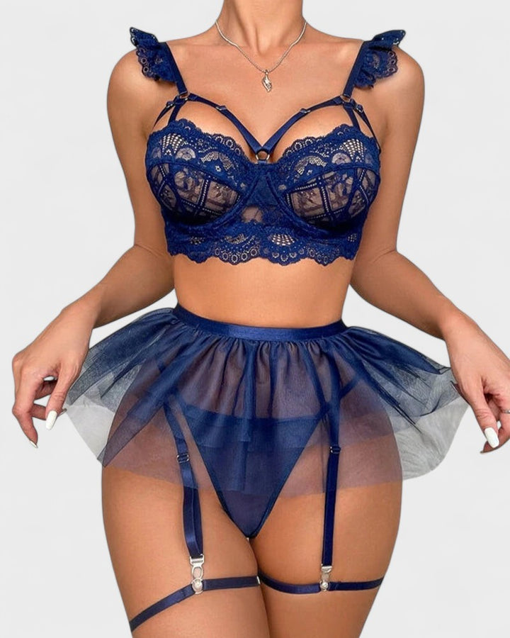 Мелани | Прозрачни секси блондинки бельо