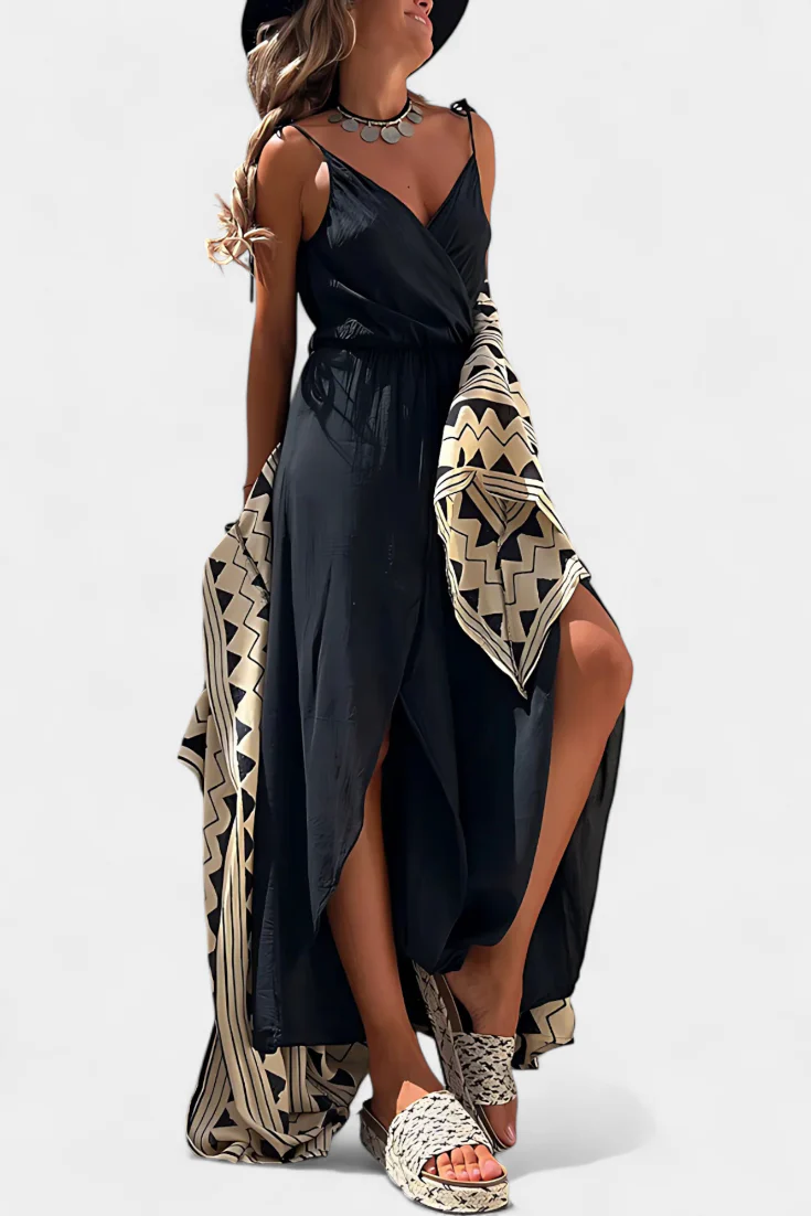 Лизи - Изпран памучен гащеризон с цепки отстрани