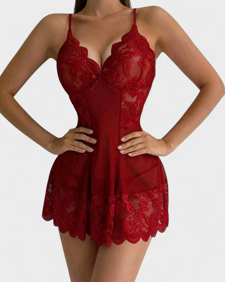 Оливие | Едноцветна блонди рокля с презрамки