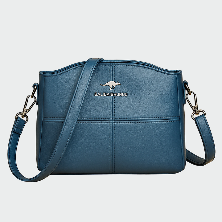 Елегантна кожена чанта