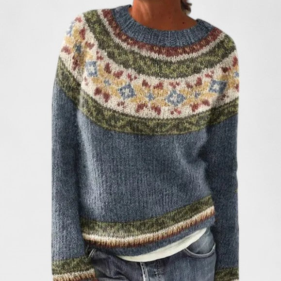 Ragna | Ретро есенен пуловер