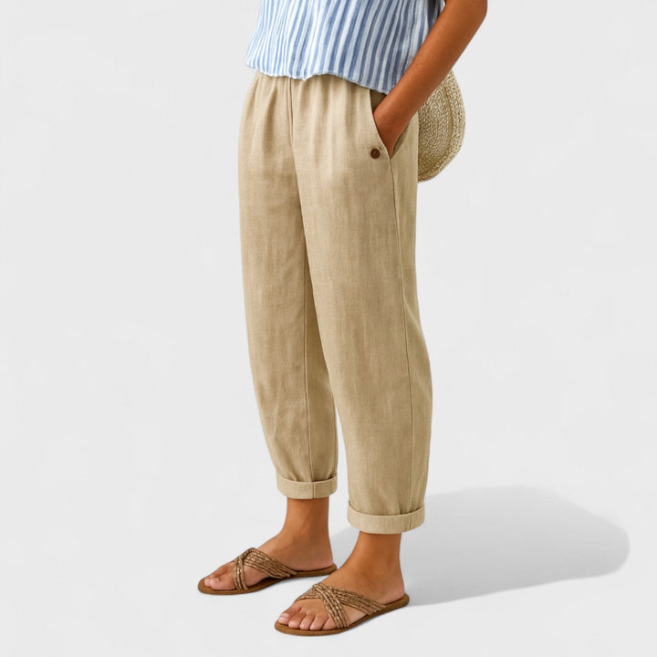 Янчик | Стилни панталони с джобове отстрани