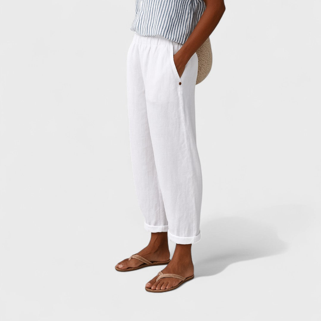 Янчик | Стилни панталони с джобове отстрани