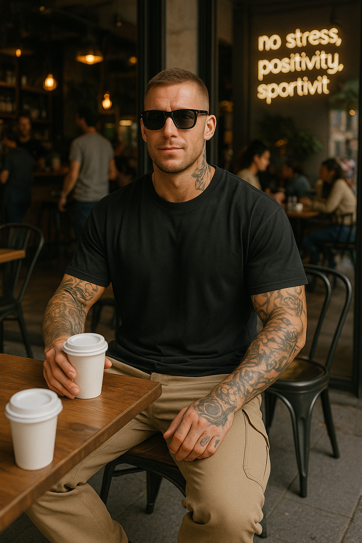 Джон | Oversized памучна тениска комплект – 3 броя