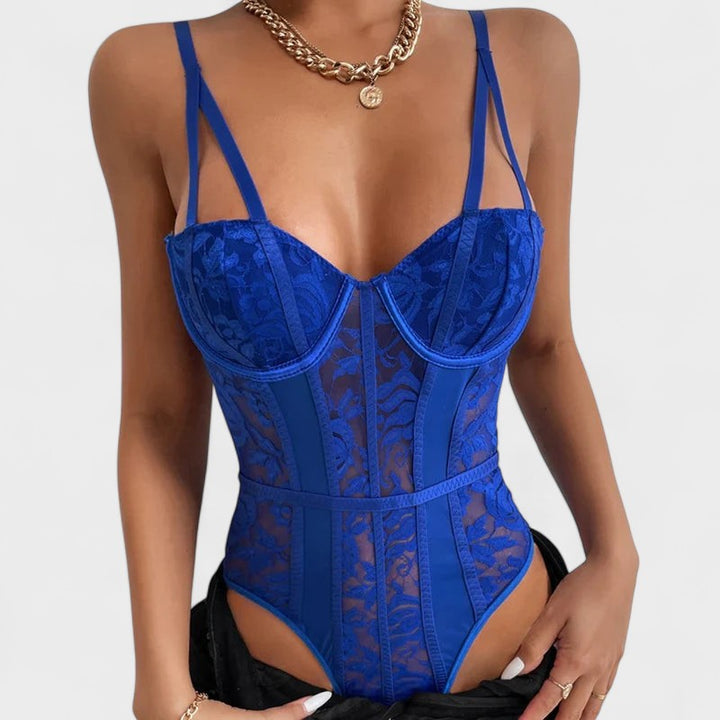 Милослава | Бродиран корсетен боди