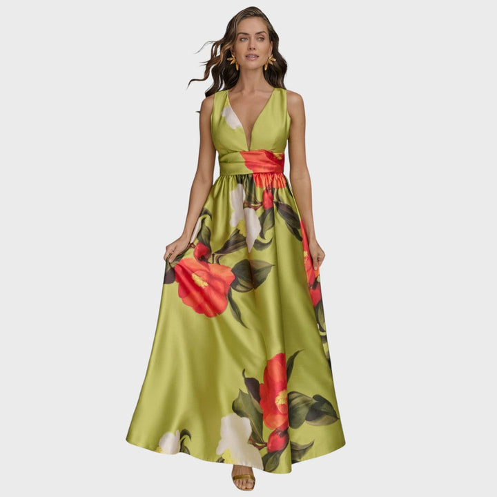 ЦВЕТЕН|  Луксозна цветна рокля