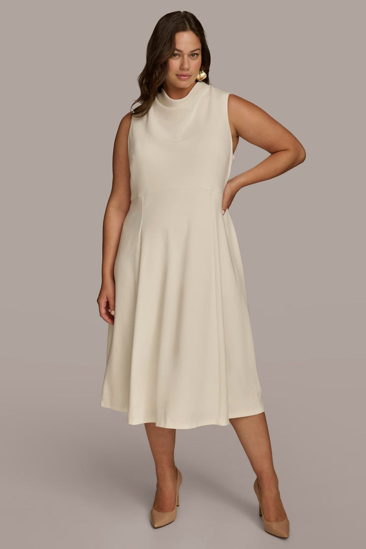 KAYA | Миди рокля с фалшиви ролки