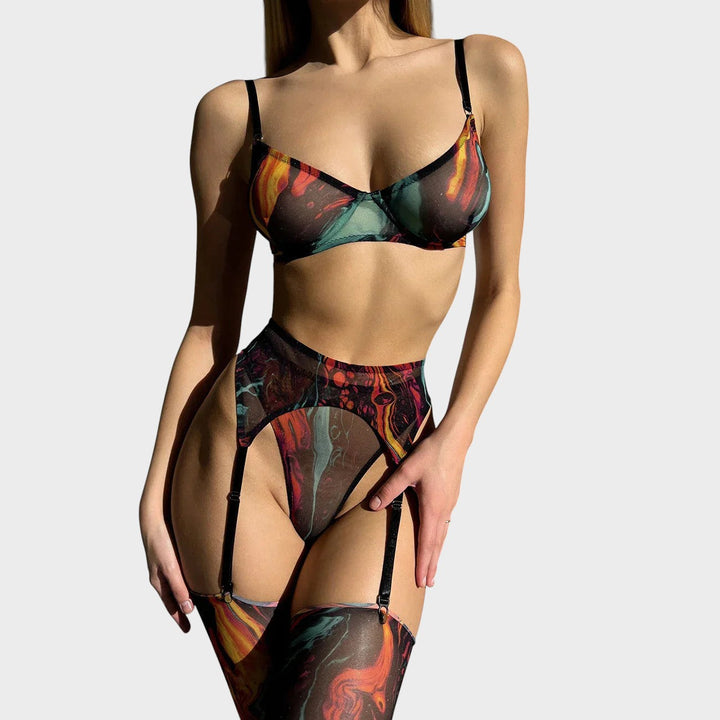 Серена | 5-частен комплект бельо с Tie-Dye