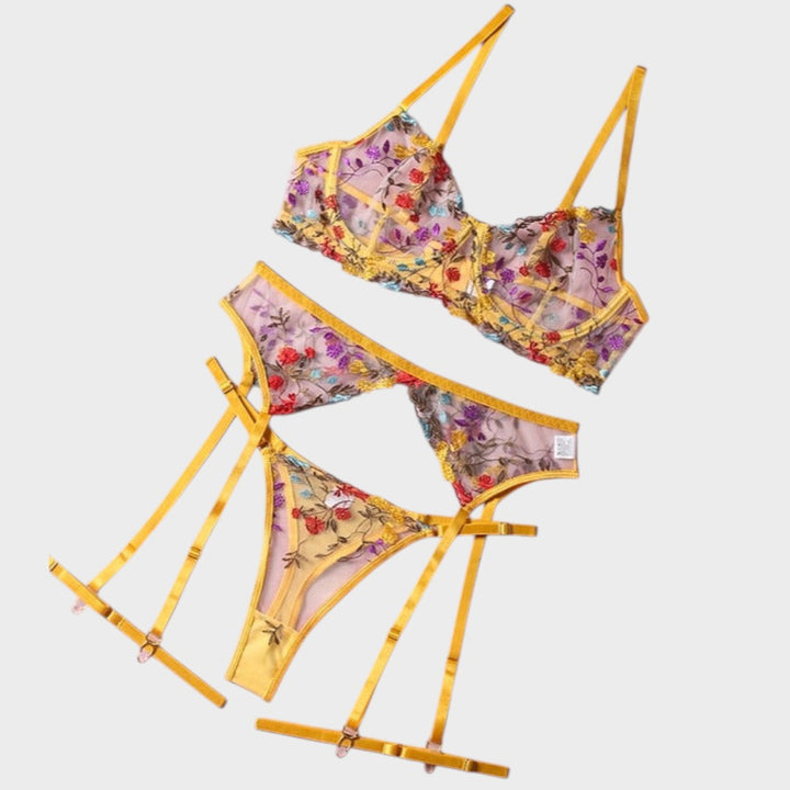 Дейзи | 3-частен френски комплект бельо