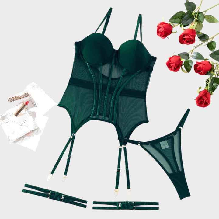 Амбър | Френски комплект бельо