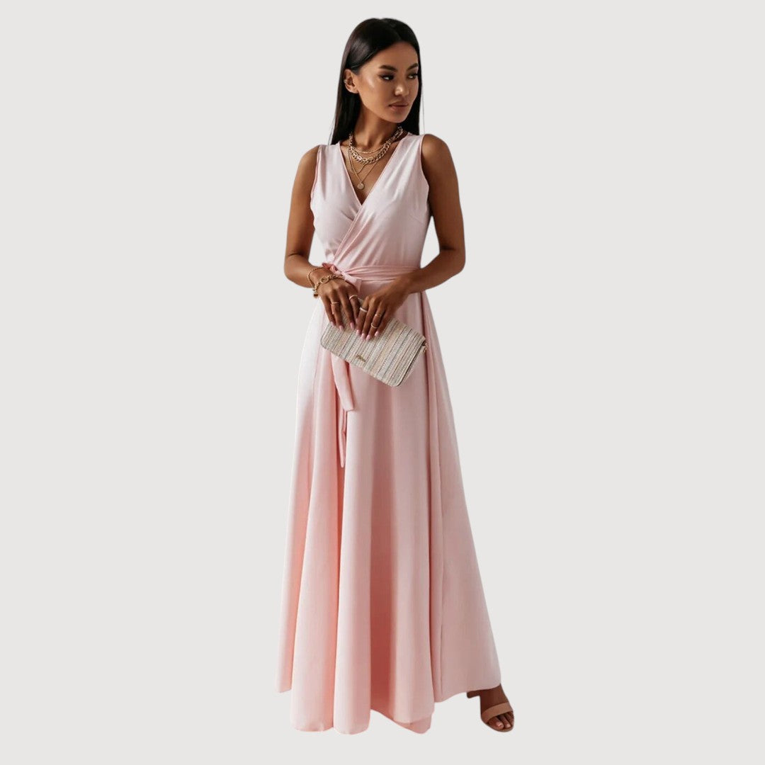 ДАНА | дълги рокли с V-образно деколте