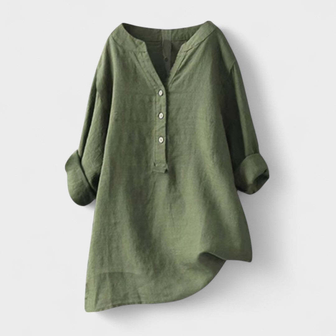 КАТЕРИН | Памучна риза с копчета