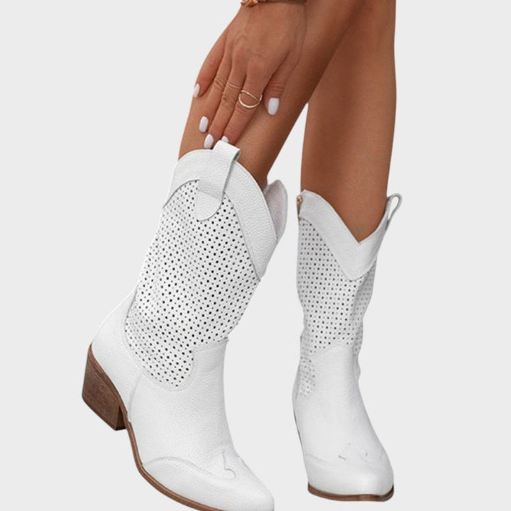 Фие | Смарт Ковбойски ботуши с цип