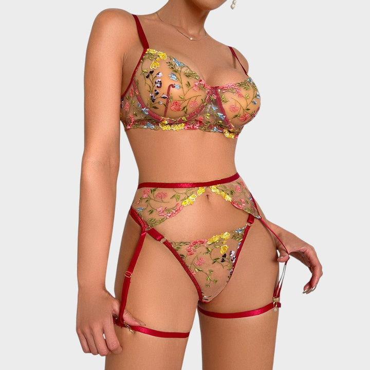 Дейзи | 3-частен френски комплект бельо