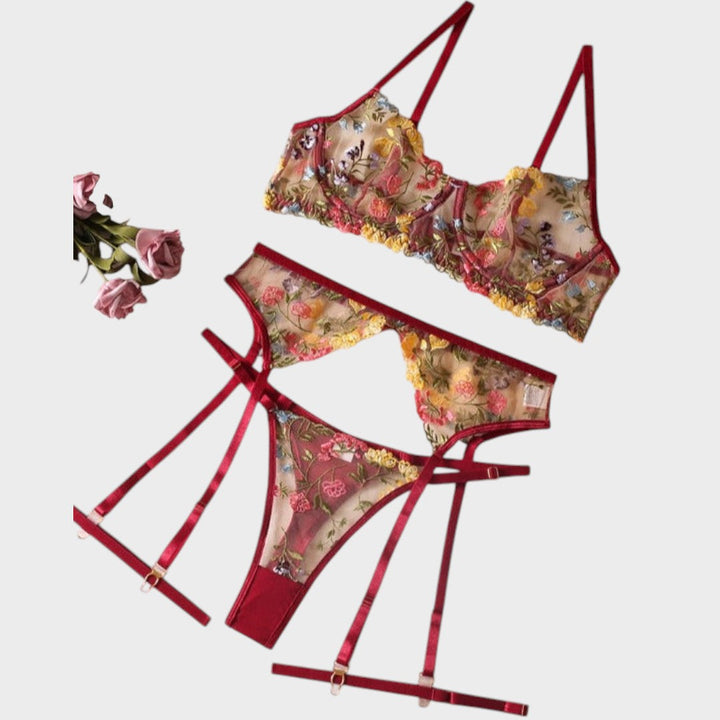 Дейзи | 3-частен френски комплект бельо